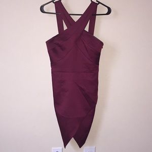 StyleStalker Maroon Dress Size S(bought from Tobi)